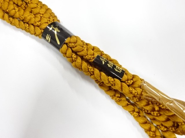 未使用品　正絹　手組帯締め